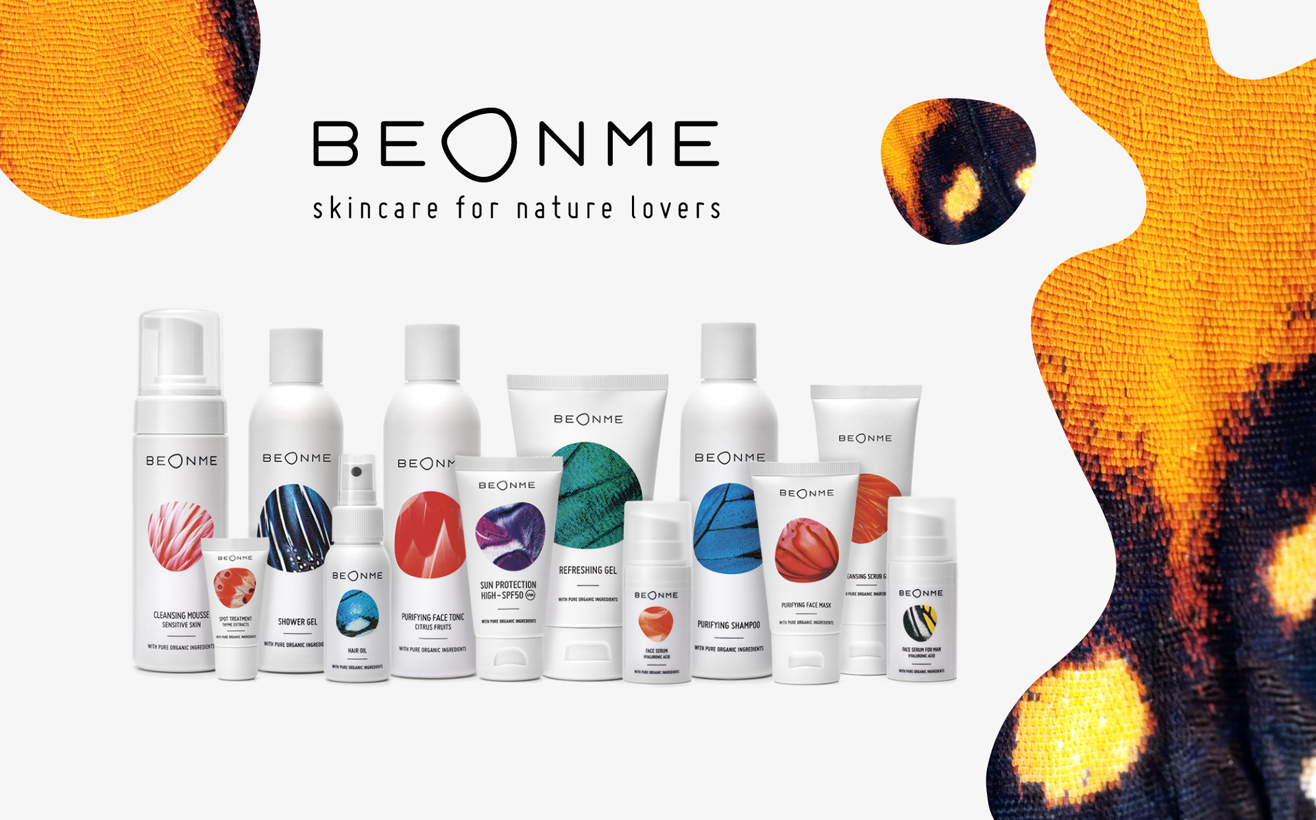 BeOnMe produse cosmetice organice ce contin doar ingrediente vegane si nu contin componente sintetice.